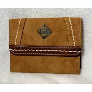 Woman’s b.ø.c. Born Concept women's trifold wallet in saddle brown